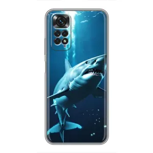 Чохол з картинкою 'Хижаки' для Xiaomi Redmi Note 11 / 11s (Акула під водою)