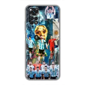 Чохли Мессі для Xiaomi Redmi Note 11 / 11s (AlphaPrint) (Аргентина Мессі)