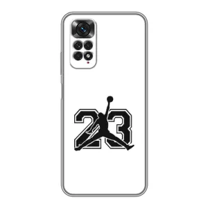 Чехлы для Xiaomi Redmi Note 11 / 11s - с картинкой JORDAN (AlphaPrint) (Jordan 23)