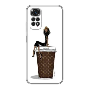 Чехлы Луи Витон для Xiaomi Redmi Note 11 / 11s (AlphaPrint - LOUIS VUITTON) (кофе LOUIS VUITTON)