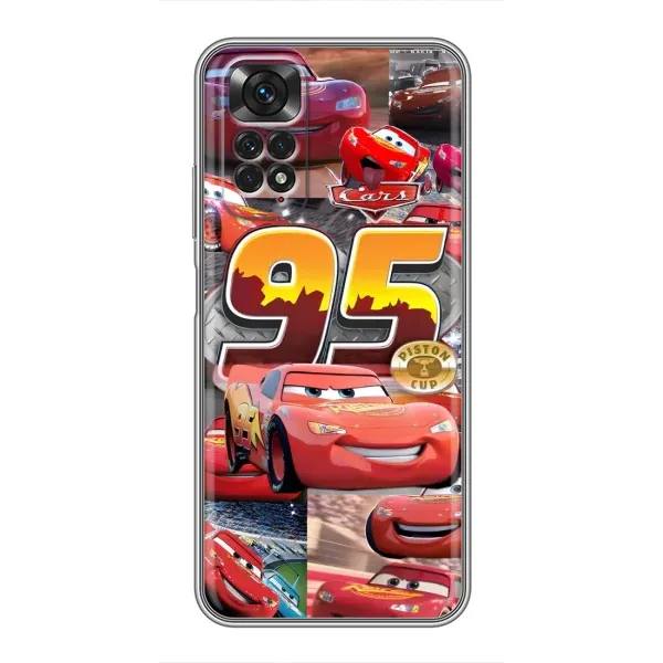Чохол з принтом «Колаж Блискавка Маквін» для Xiaomi Redmi Note 11 / 11s