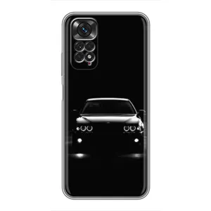 Чехол для Сяоми Редми Ноут 11 / 11s - с принтом БМВ (AlphaPrint) (Машина BMW)