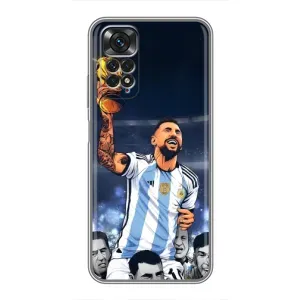 Чохли для Xiaomi Redmi Note 11 / 11s (Leo чемпіон) (AlphaPrint) (Мессі з кубком)