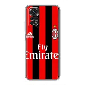 Чехлы для Xiaomi Redmi Note 11 / 11s (VPrint) - Футбольные клубы (Milan)