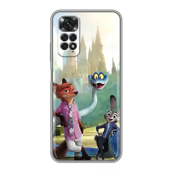 Чохол з принтом «Герої мультфільму Зоотрополіс» для Xiaomi Redmi Note 11 / 11s