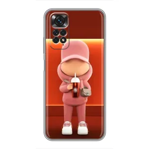 Крутые Чехлы Луи Виттон для Xiaomi Redmi Note 11 / 11s (AlphaPrint) (С Кофе)