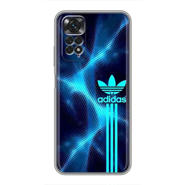 Чехол с принтом «Синий Адидас» для Xiaomi Redmi Note 11 / 11s Чехол с принтом «Синий Адидас» для Xiaomi Redmi Note 11 / 11s