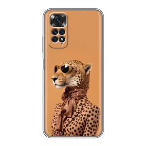 Чохол з принтом стильні тварини для Xiaomi Redmi Note 11 / 11s (Стильний леопард)