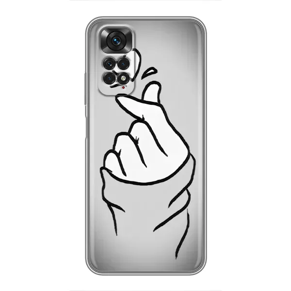 Чехол с принтом «Значок Love» для Xiaomi Redmi Note 11 / 11s Чехол с принтом «Значок Love» для Xiaomi Redmi Note 11 / 11s