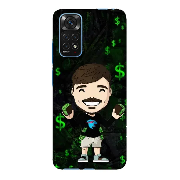Чохол з принтом «Блогер Beast» для Xiaomi Redmi Note 11E Pro Чохол з принтом «Блогер Beast» для Xiaomi Redmi Note 11E Pro