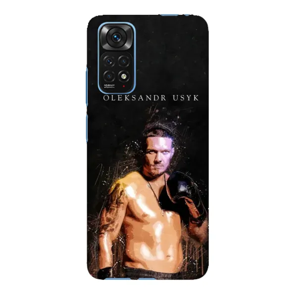 Чохол з принтом «Боксер Олександр Усик» для Xiaomi Redmi Note 11E Pro