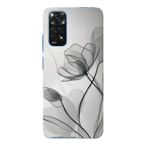 Чохол з принтом «Чорні квіти» для Xiaomi Redmi Note 11E Pro Чохол з принтом «Чорні квіти» для Xiaomi Redmi Note 11E Pro