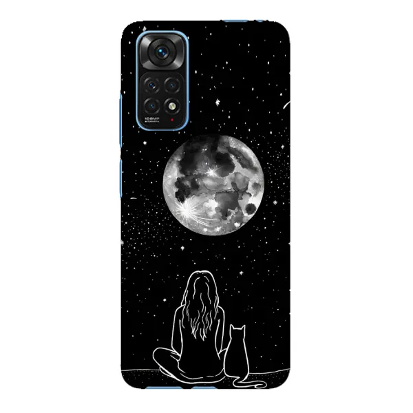 Чохол з принтом «Дівчина з котом» для Xiaomi Redmi Note 11E Pro Чохол з принтом «Дівчина з котом» для Xiaomi Redmi Note 11E Pro