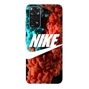 Чехол для Xiaomi Redmi Note 11E Pro - с принтом Найк (AlphaPrint) (Дымчатый найк)