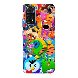 Чехол с принтом «Герои Бравл Старс» для Xiaomi Redmi Note 11E Pro