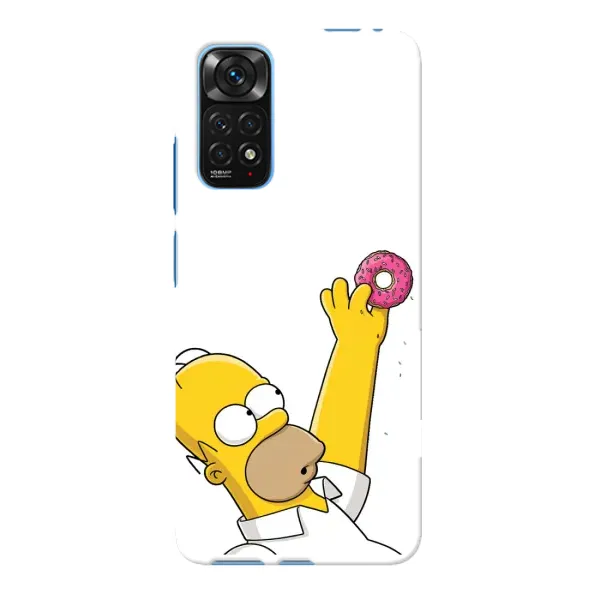 Чохол з принтом «Гомер з пончиком» для Xiaomi Redmi Note 11E Pro Чохол з принтом «Гомер з пончиком» для Xiaomi Redmi Note 11E Pro