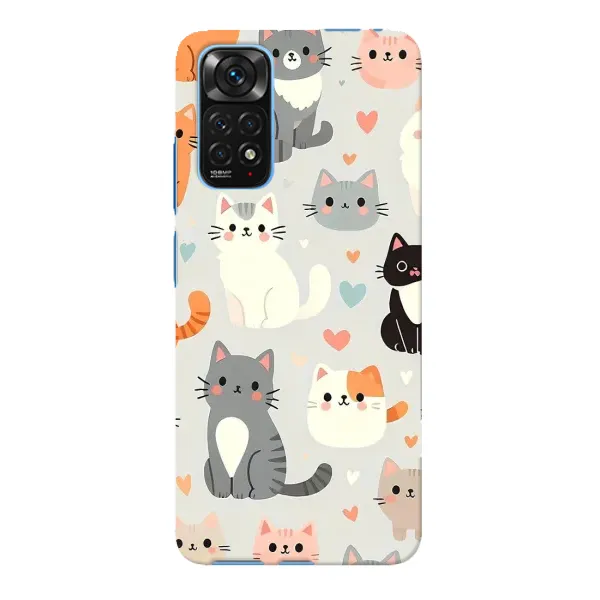 Чохол з принтом «Колаж котів» для Xiaomi Redmi Note 11E Pro Чохол з принтом «Колаж котів» для Xiaomi Redmi Note 11E Pro