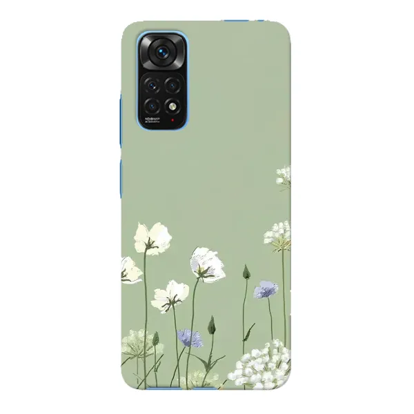 Чохол з принтом «Квіти на зеленому» для Xiaomi Redmi Note 11E Pro Чохол з принтом «Квіти на зеленому» для Xiaomi Redmi Note 11E Pro