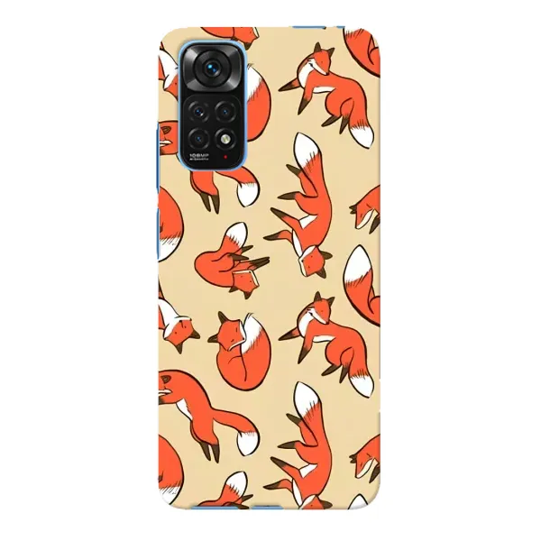 Чехол с принтом «Лисички» для Xiaomi Redmi Note 11E Pro Чехол с принтом «Лисички» для Xiaomi Redmi Note 11E Pro