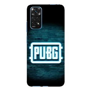 Чехол PUBG для Редми Нот 11Е Про (AlphaPrint) (Лого PUBG)