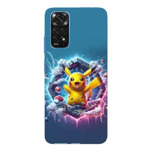 Чохол з принтом «Лого Пікачу» для Xiaomi Redmi Note 11E Pro