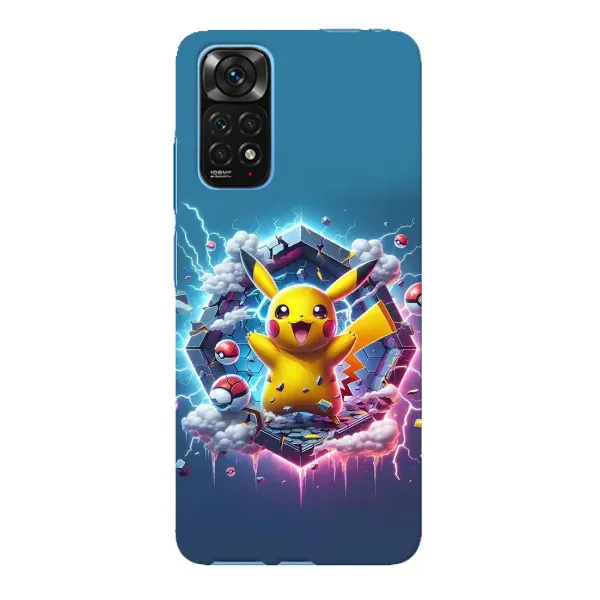 Чохол з принтом «Лого Пікачу» для Xiaomi Redmi Note 11E Pro