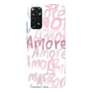 Чохол з принтом «Аморе любов» для Xiaomi Redmi Note 11E Pro