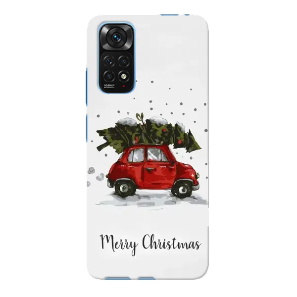Чехол с принтом «Машина с елкой» для Xiaomi Redmi Note 11E Pro Чехол с принтом «Машина с елкой» для Xiaomi Redmi Note 11E Pro