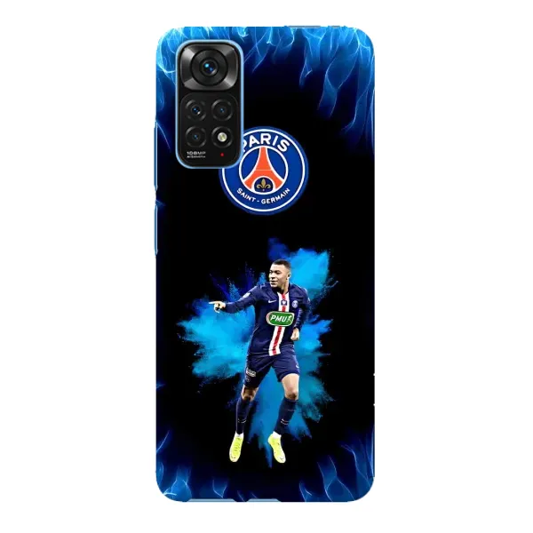 Чохол з принтом «Мбаппе у вогні» для Xiaomi Redmi Note 11E Pro
