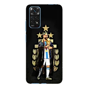 Чохли для Xiaomi Redmi Note 11E Pro (Leo чемпіон) (AlphaPrint) (Мессі Король)