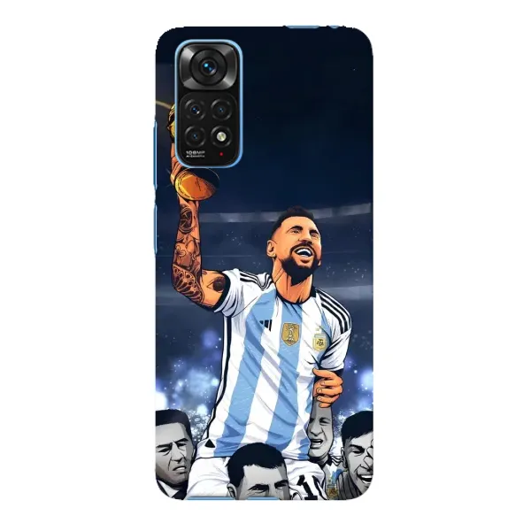 Чохол з принтом «Мессі з кубком» для Xiaomi Redmi Note 11E Pro Чохол з принтом «Мессі з кубком» для Xiaomi Redmi Note 11E Pro