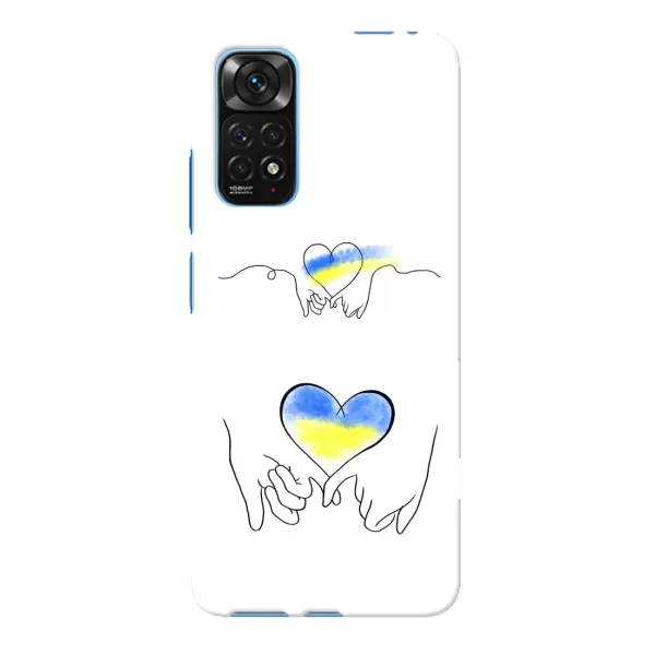 Чохол з принтом «Мир Україні» для Xiaomi Redmi Note 11E Pro