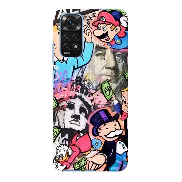 Чехол с принтом «Monopoly man» для Xiaomi Redmi Note 11E Pro