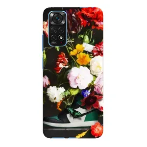 Чехол с принтом «Nike цветы» для Xiaomi Redmi Note 11E Pro