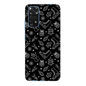 Новорічні, Святкові Чохли для Xiaomi Redmi Note 11E Pro - 2024 год (Новорічний фон)