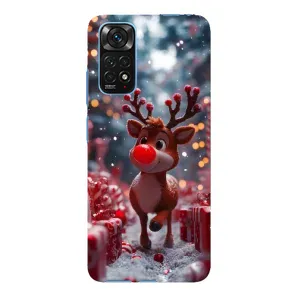 Чохол з принтом «Олень серед подарунків» для Xiaomi Redmi Note 11E Pro