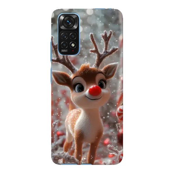 Чохол з принтом «Олень з носом» для Xiaomi Redmi Note 11E Pro