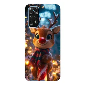 Чохол з принтом «Олень з шарфом» для Xiaomi Redmi Note 11E Pro