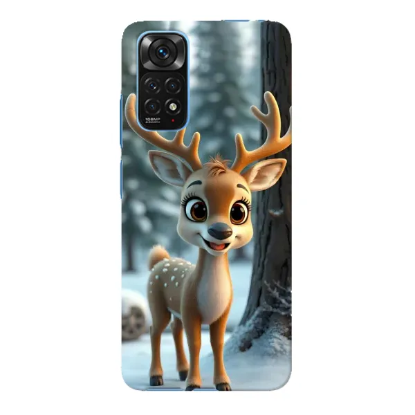 Чохол з принтом «Оленятко в лісі» для Xiaomi Redmi Note 11E Pro