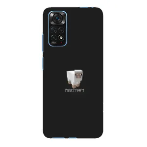 Чехол Майнкрафт на Xiaomi Redmi Note 11E Pro (AlphaPrint) Minecraft (Овечка Майнкрафт)