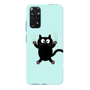 Чохол з принтом «Падаючий кіт» для Xiaomi Redmi Note 11E Pro