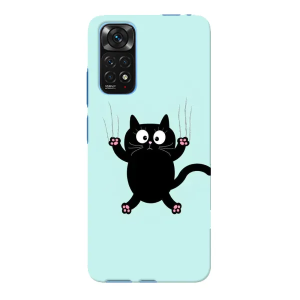 Чохол з принтом «Падаючий кіт» для Xiaomi Redmi Note 11E Pro Чохол з принтом «Падаючий кіт» для Xiaomi Redmi Note 11E Pro