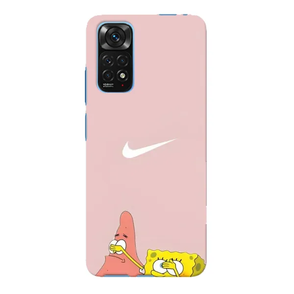 Чохол з принтом «Патрік і Губка» для Xiaomi Redmi Note 11E Pro