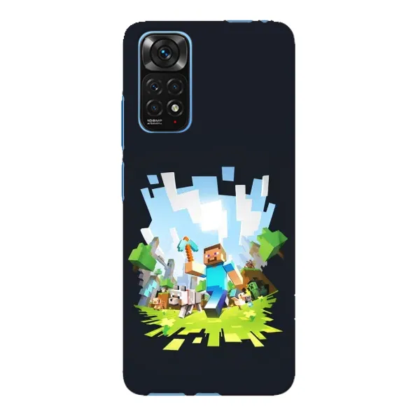 Чохол з принтом «персонажі Minecraft» для Xiaomi Redmi Note 11E Pro Чохол з принтом «персонажі Minecraft» для Xiaomi Redmi Note 11E Pro