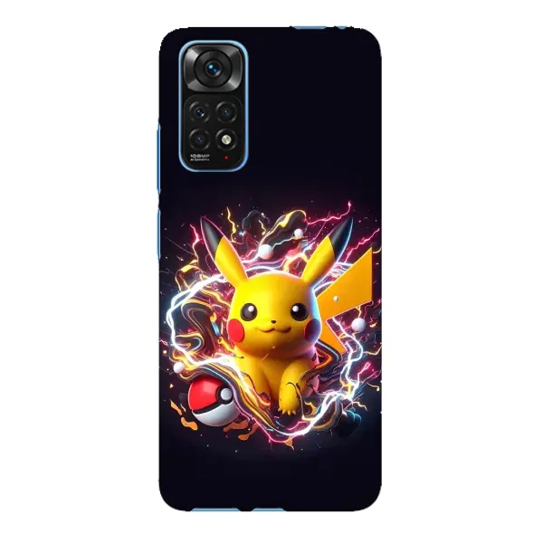 Чохол з принтом «Пікачу з м'ячем» для Xiaomi Redmi Note 11E Pro