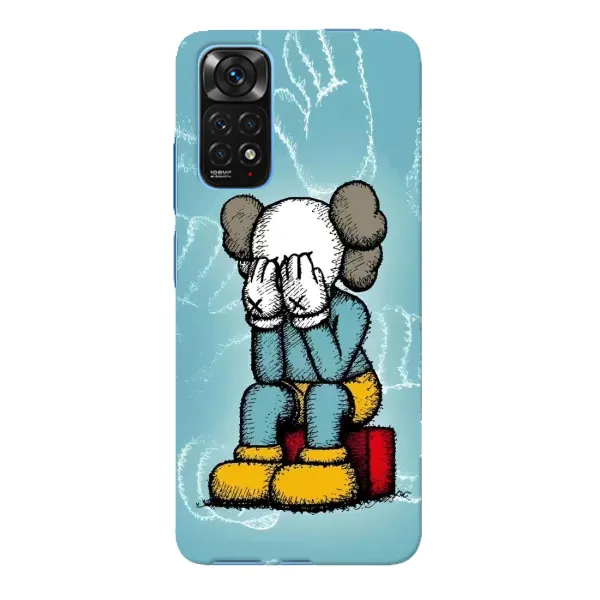 Чехол с принтом «Плач Bearbrick» для Xiaomi Redmi Note 11E Pro
