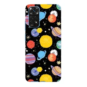 Чохол з принтом «Намальовані планети» для Xiaomi Redmi Note 11E Pro