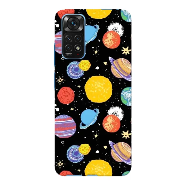 Чохол з принтом «Намальовані планети» для Xiaomi Redmi Note 11E Pro