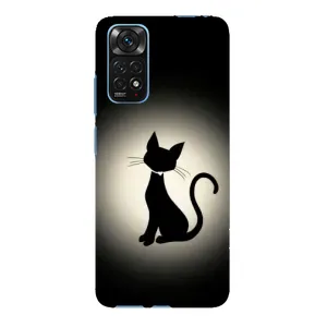 Чохол з принтом «Силует котика» для Xiaomi Redmi Note 11E Pro