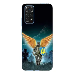 Чехлы с картинкой ЗСУ для Xiaomi Redmi Note 11E Pro (AlphaPrint) (Солдат ЗСУ)